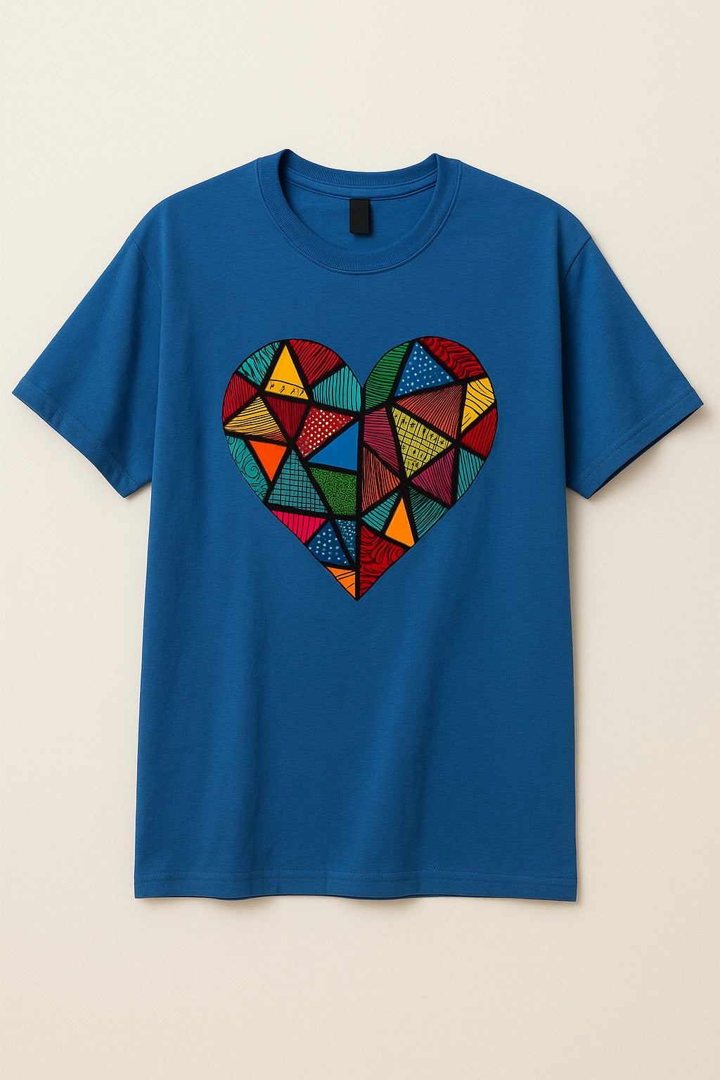 Unisex CUSTOM Colored T-Shirt w/ Heart - Delightful Couture