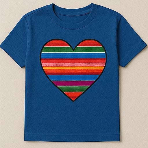 Unisex CUSTOM Colored T-Shirt w/ Heart - Delightful Couture
