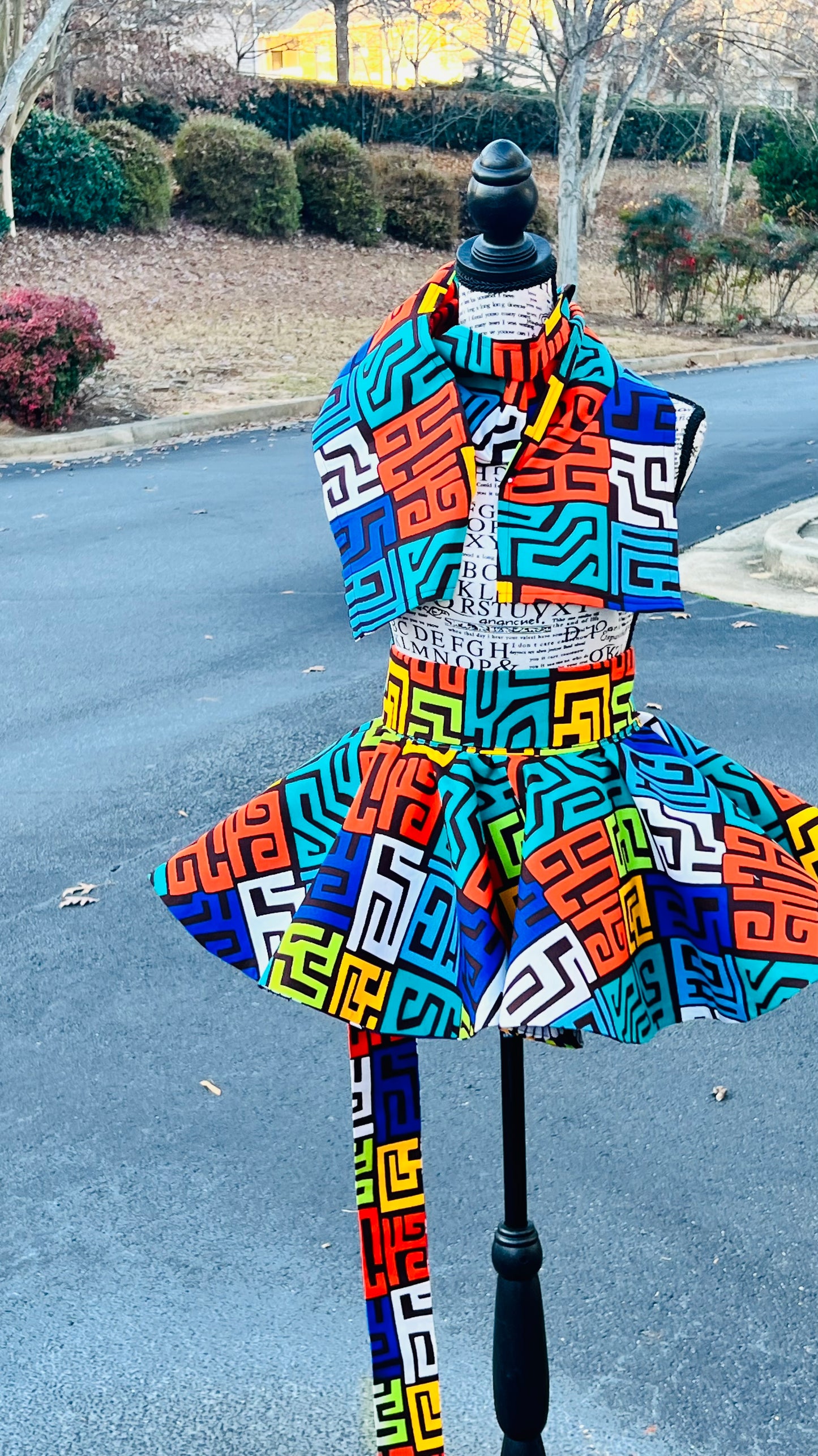 Women's African Print Ankara Peplum | DelightfulCouture