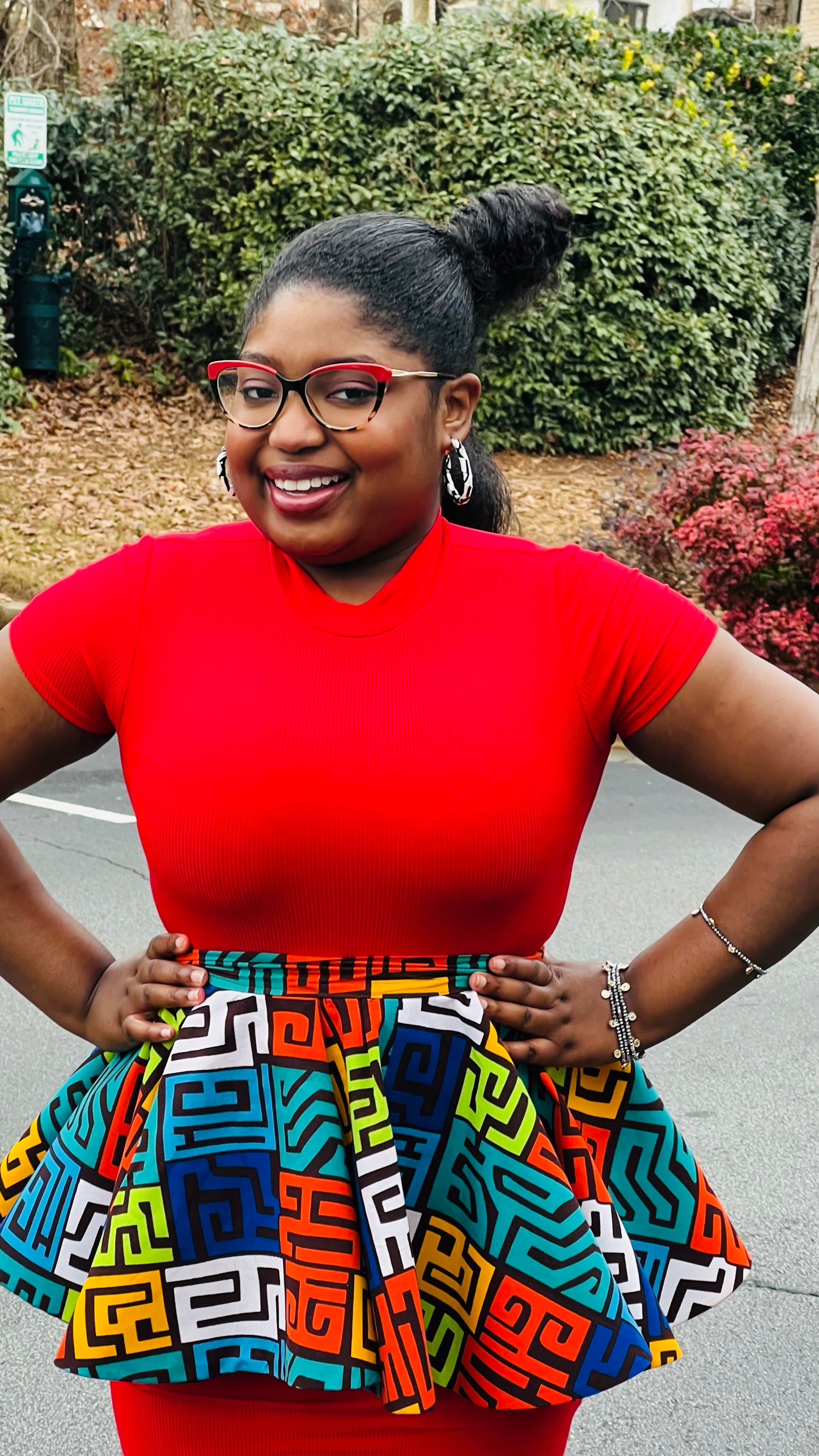 Women's African Print Ankara Peplum | DelightfulCouture