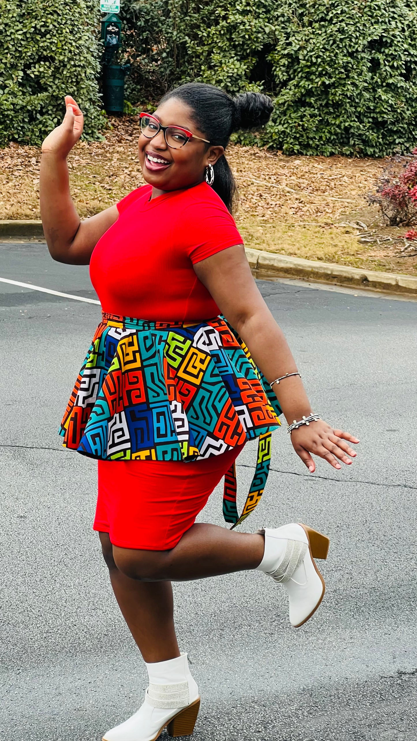 Women's African Print Ankara Peplum | DelightfulCouture