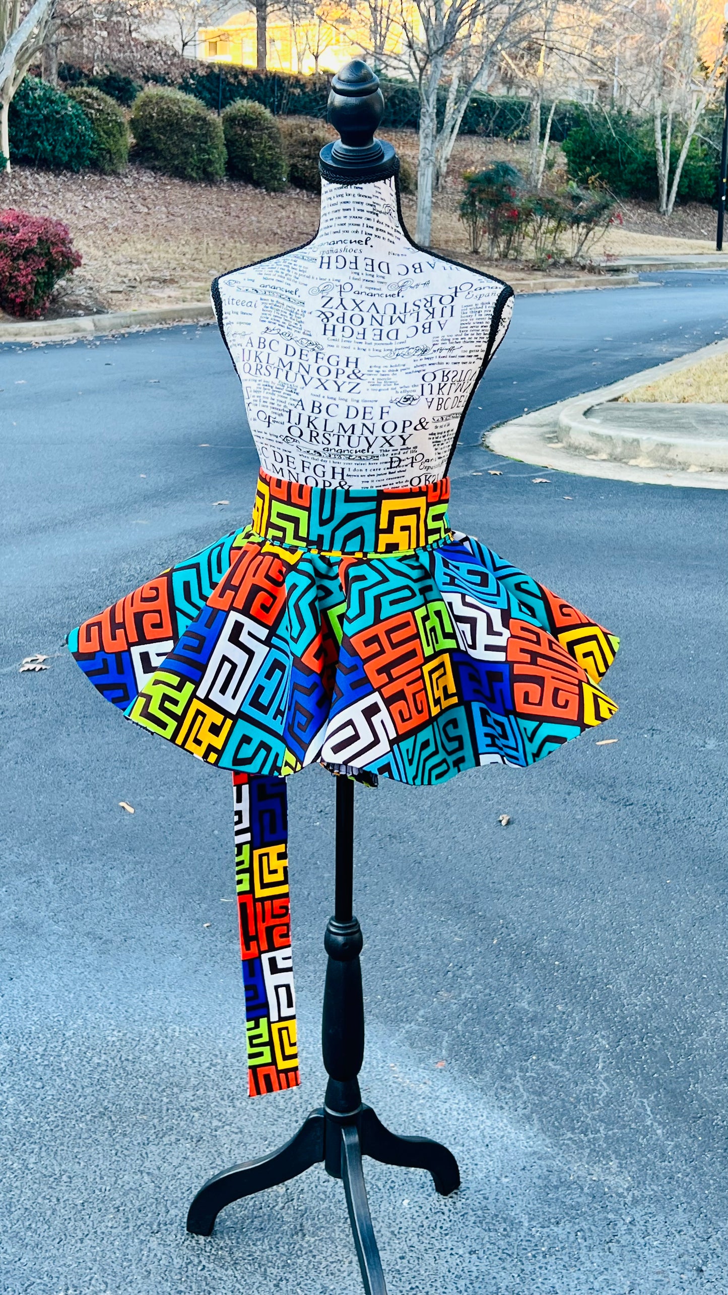 Women's African Print Ankara Peplum | DelightfulCouture