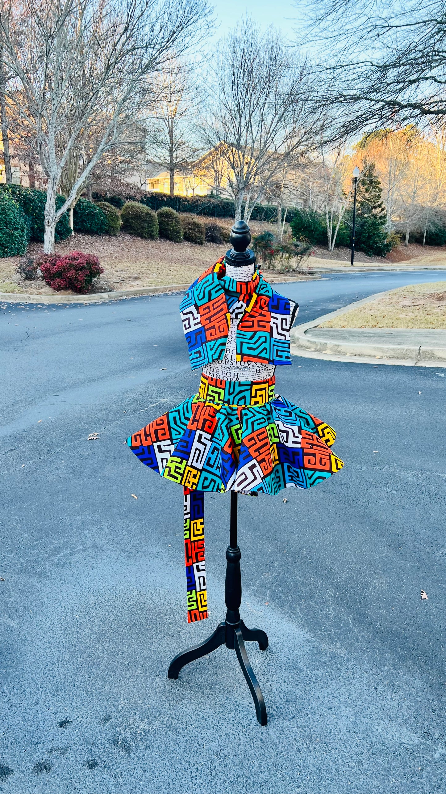 Women's African Print Ankara Peplum | DelightfulCouture