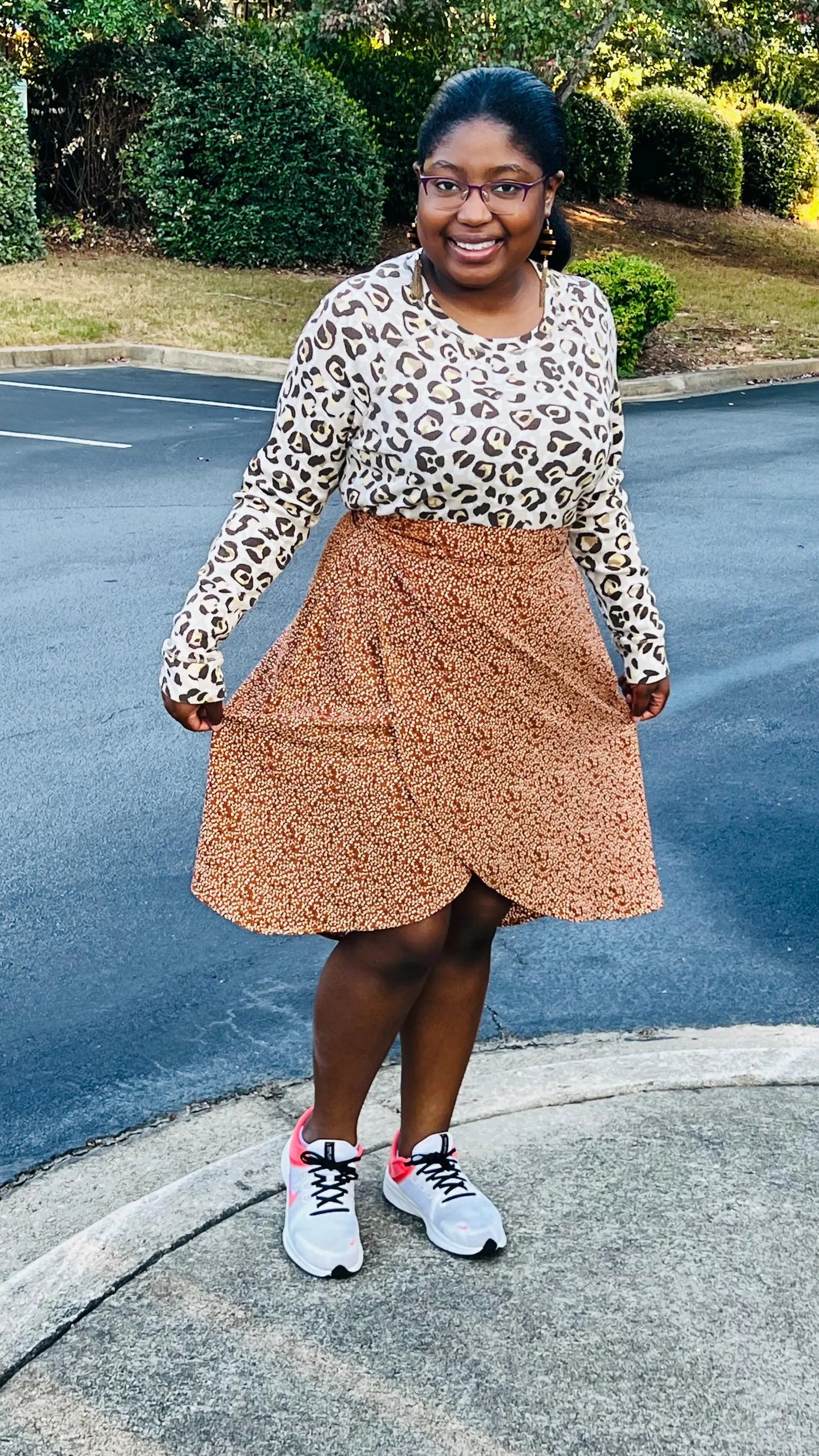 Women's African Style Wrap Skirt | DelightfulCouture