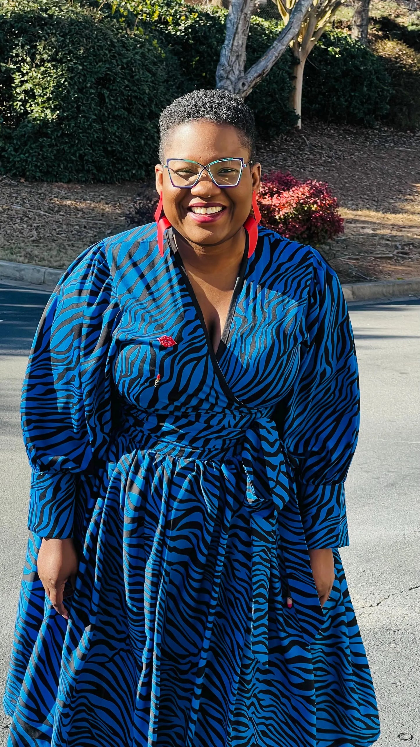 Women's African Style Wrap Top Gathered Skirt | DelightfulCouture