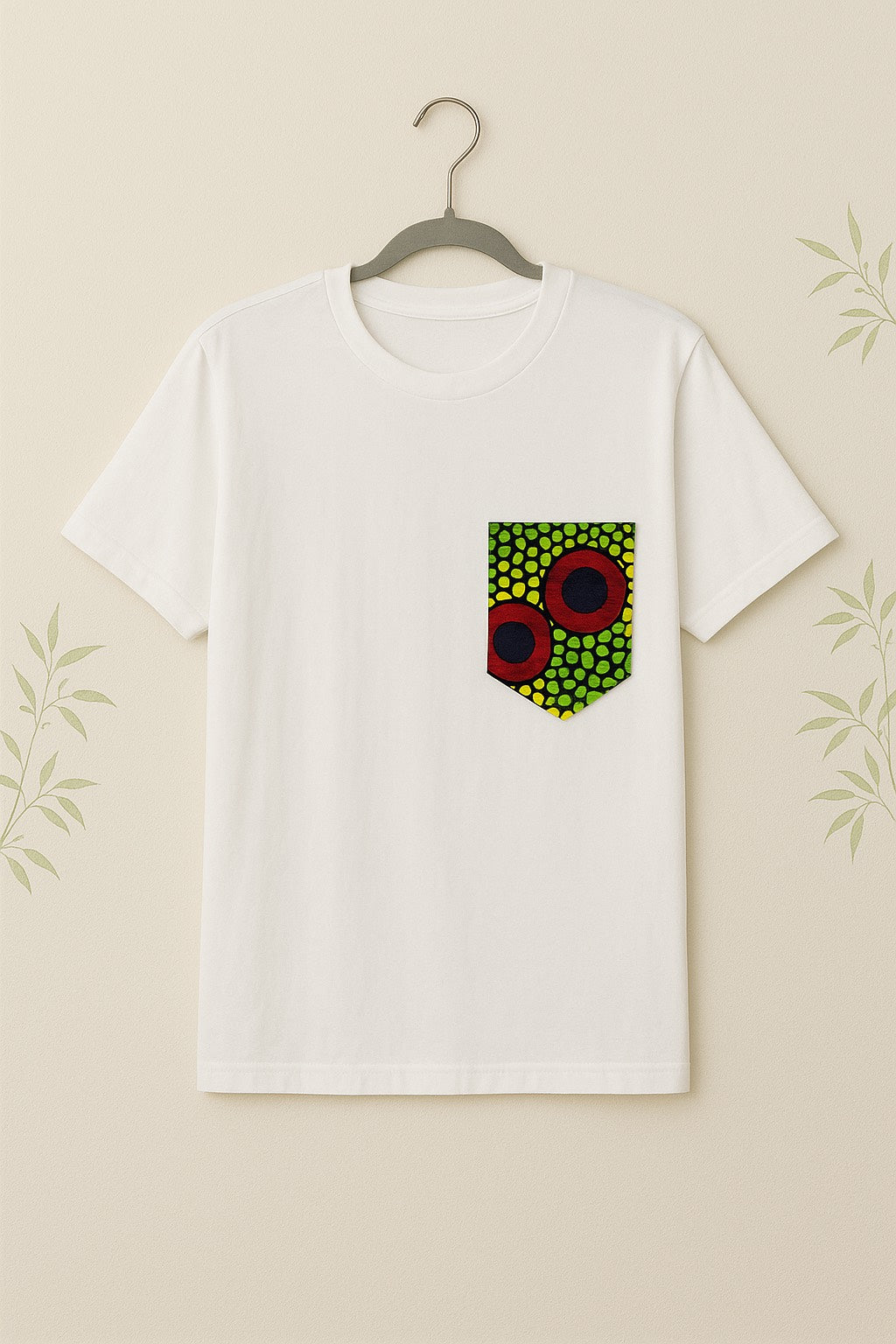 Unisex CUSTOM White T-Shirt w/ Front Pocket - Delightful Couture