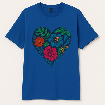 Unisex CUSTOM Colored T-Shirt w/ Heart - Delightful Couture