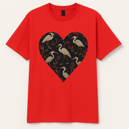 Unisex CUSTOM Colored T-Shirt w/ Heart - Delightful Couture