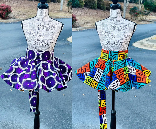Women's African Print Ankara Peplum | DelightfulCouture
