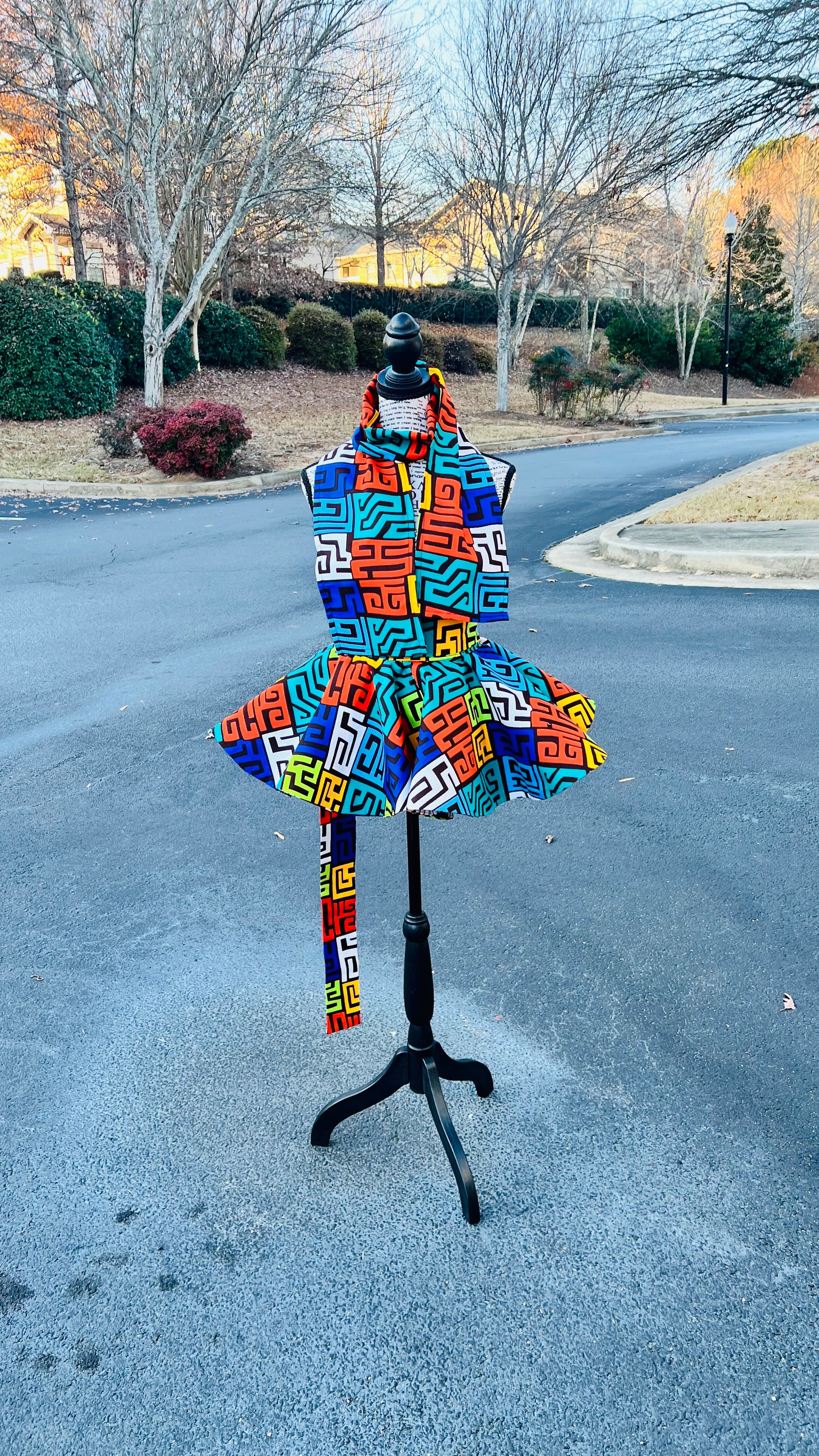 Women's African Print Ankara Peplum | DelightfulCouture