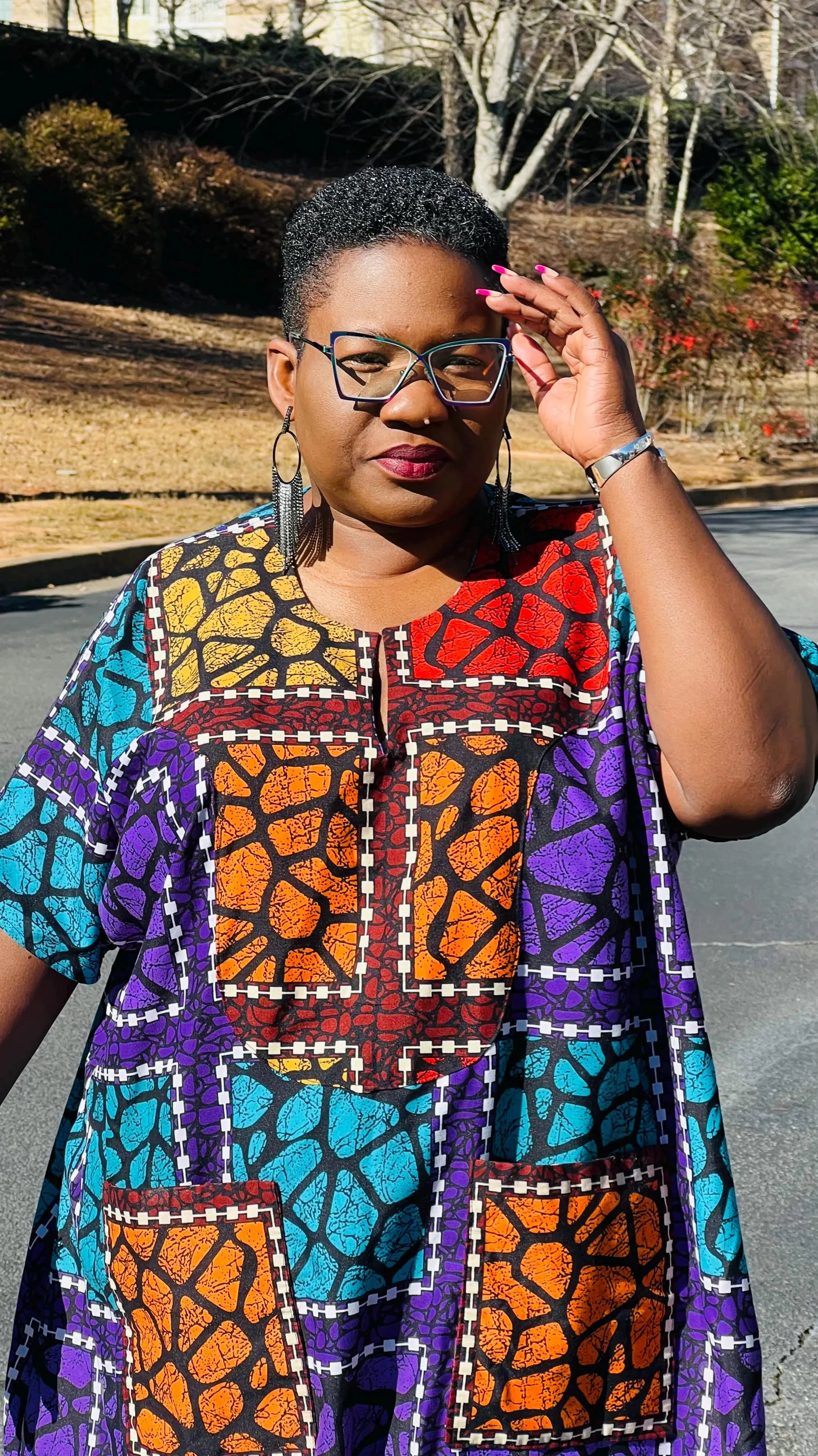 Women's African Style Bubu Gown | DelightfulCouture