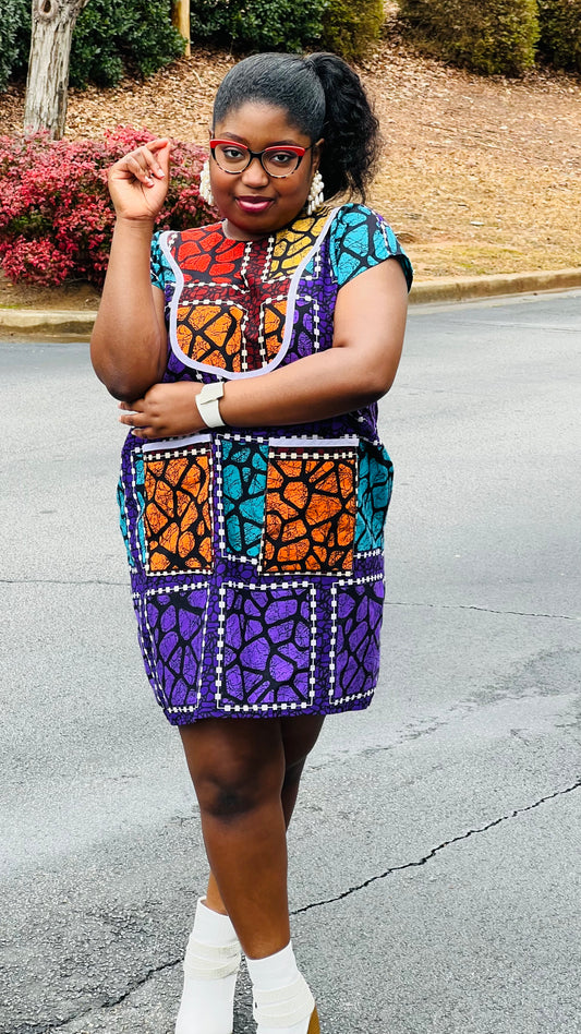 Women's African Style Bubu Gown | DelightfulCouture