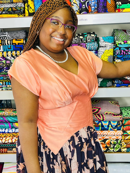 Women's African Style A-Line Under-Bust Corset | DelightfulCouture