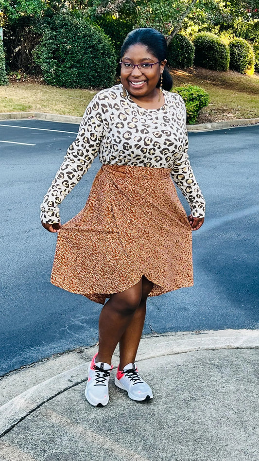 Women's African Style Wrap Skirt | DelightfulCouture